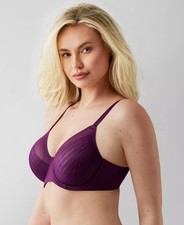 Wacoal 855336 Elevated Allure Underwire Bra Burgundy Size 34DDD NWT