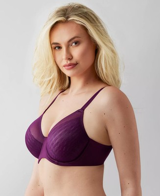 Wacoal 855336 Elevated Allure Underwire Bra Burgundy Size 34DDD NWT