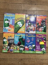 Veggie Tales Movie VHS Lot of 8