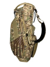 Sun Mountain C130 Stand Bag Multicam Camo USA Flag 14-Way Golf Bag Tactical