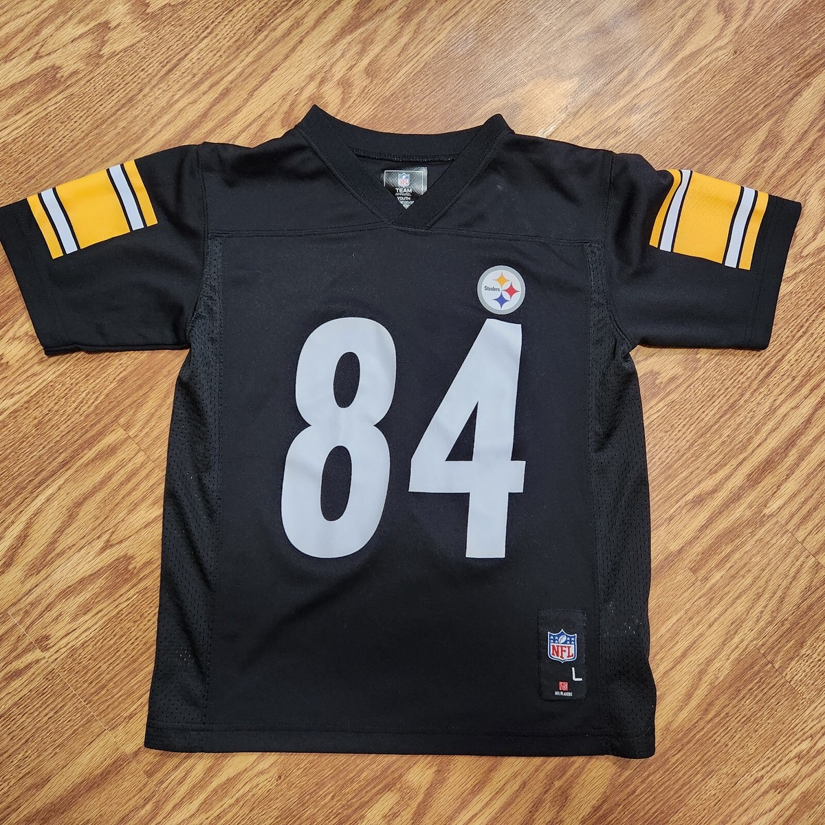 NFL Pittsburgh Steelers BROWN #84 Team Apparel YOUTH Graphic