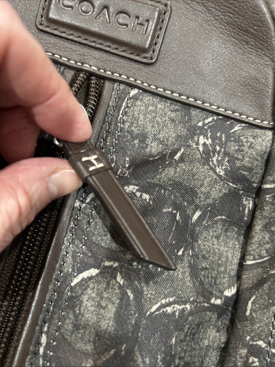 COACH Shoulder Bag Varick Nylon Sling F70692 Camo | eBay