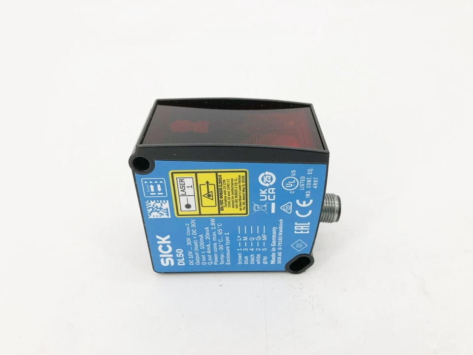 New Sick DL50-P1123 Distance Sensor 200-50000mm Range 10-30VDC - Image 4 of 4