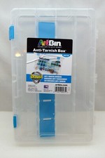 ArtBin Storage Box 4-compartment 14" x 9" x 2" 18 Zerust dividers Anti-tarnish