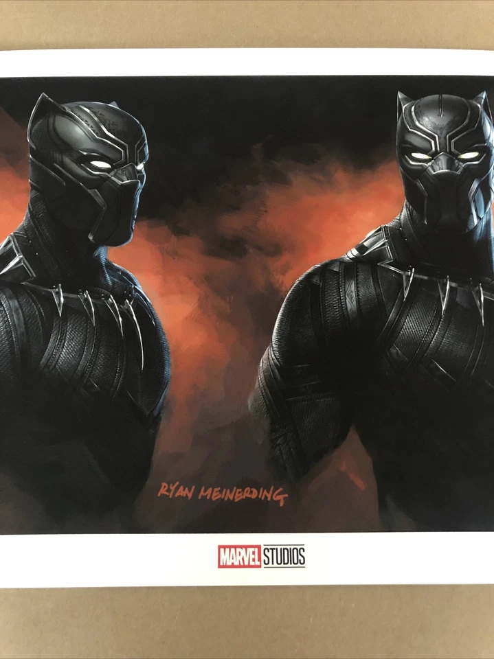 Official Marvel Studios Black Panther Concept Art Print By Ryan Meinerding GMA⭐️ - image 3 of 4
