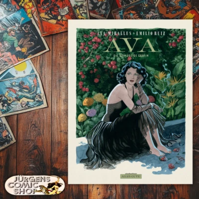 Ava - Die barfüßige Gräfin - Comic - Biografie - Drama - schreiber und Leser