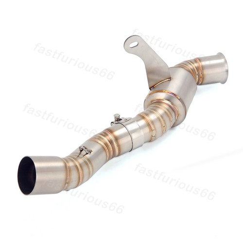 For CF-Moto CLX-700 700-CLX 2020-2025 Set Motorcycle Exhaust Tips Mid Link Pipe - Picture 4 of 11
