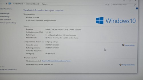 "Lenovo M700 All-in-One PC - Core i5, 8GB RAM, 500GB HDD, Wi-Fi, BT" - Picture 5 of 6