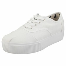 black platform trainers womens uk