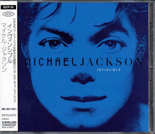 MICHAEL JACKSON Invincible JAPAN 1st Press CD Limited Blue MICHAEL JACKSON Invincible JAPAN 1st Press CD Limited Blue
