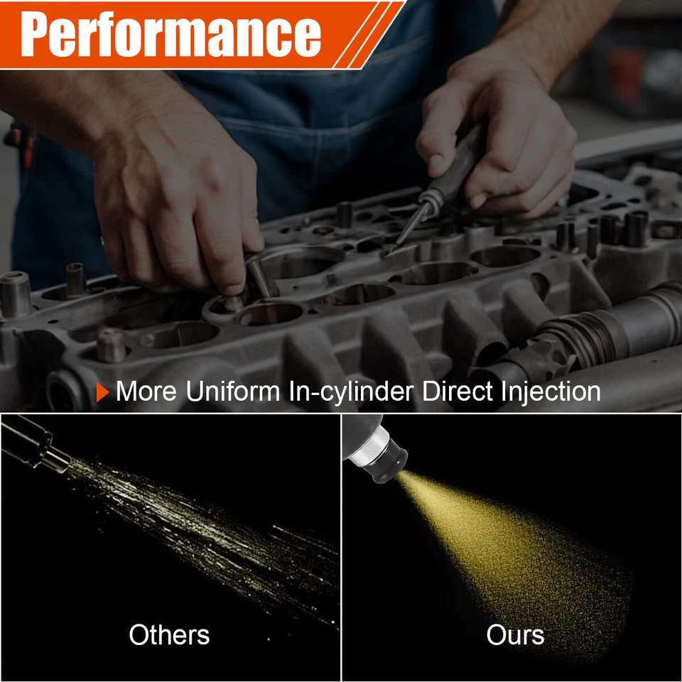 Inyectores de combustible 8 piezas para Chevrolet Corvette Camaro 1994-1997 5,7 L 17121068 FJ164 Foto 3 de 4