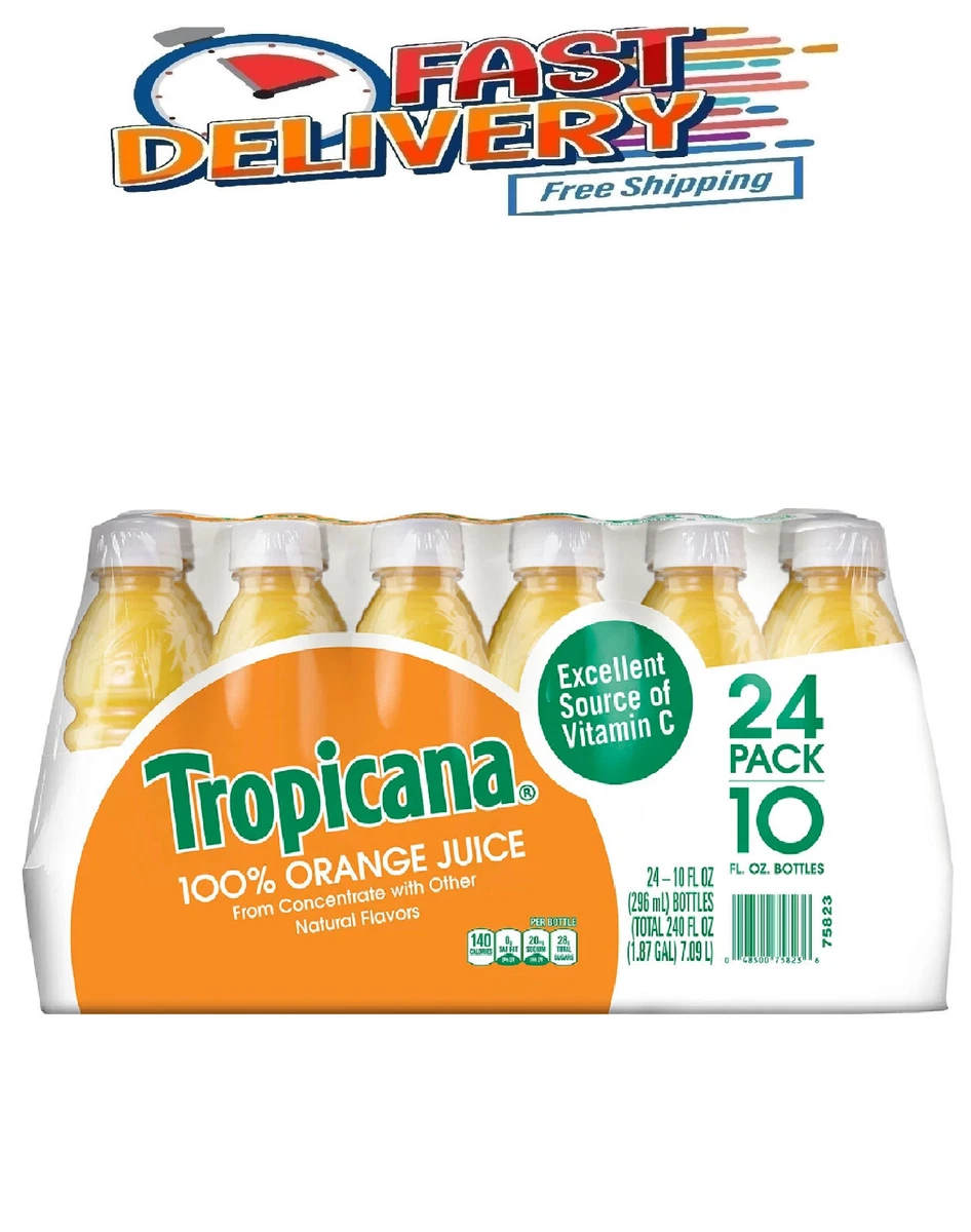 Tropicana orange top juice sugar