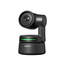 OBSBOT Tiny AI-Powered PTZ Webcam, Up to 1080P, 2x Digital Zoom, Gesture Control