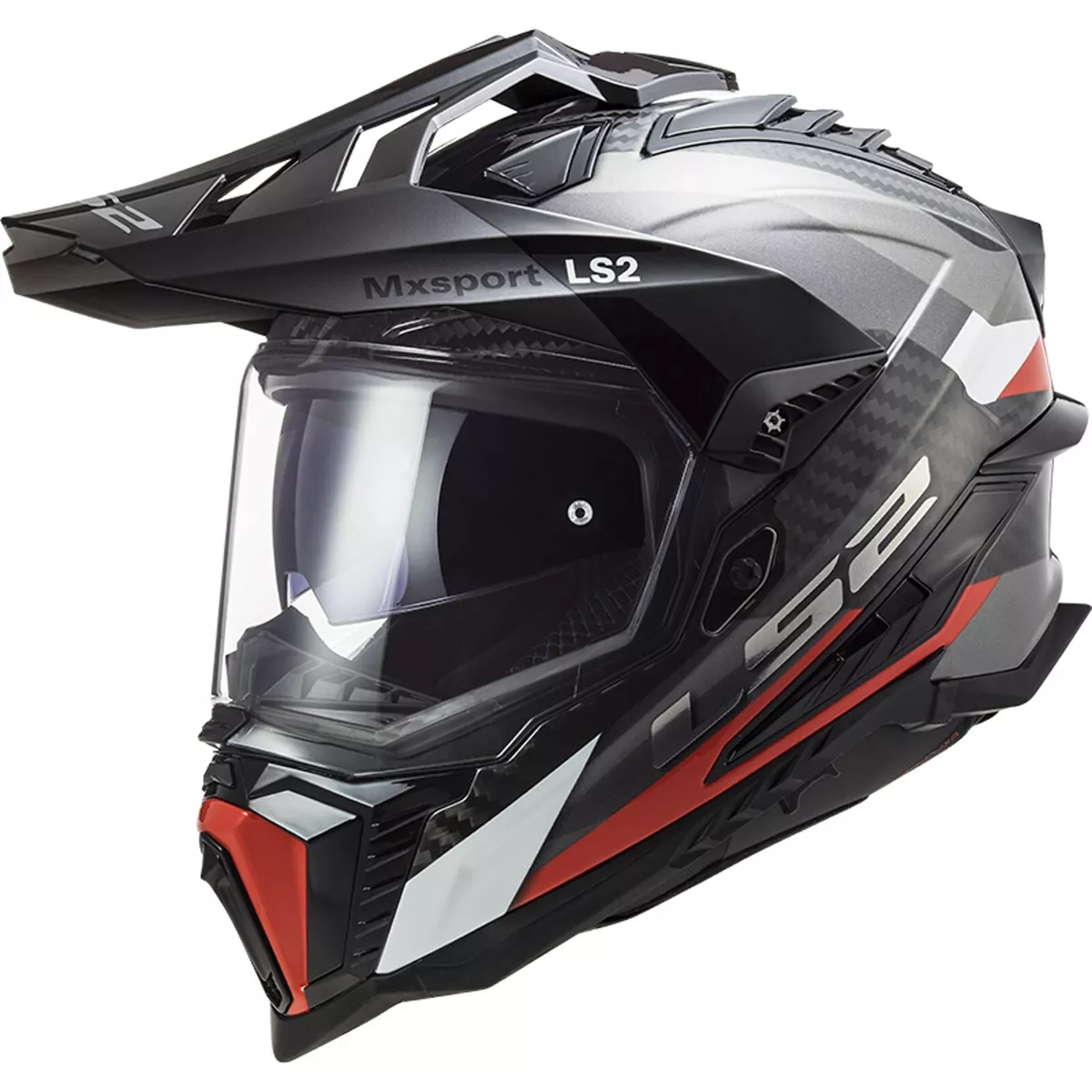 LS2 Casco de Moto Explorer C MX701 Frontal Off Road Casco Enduro