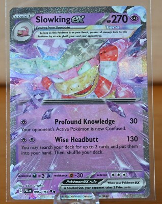 Pokémon TCG: Slowking ex - 086/193 - Dbl Rare - Paldea Evolved - NM