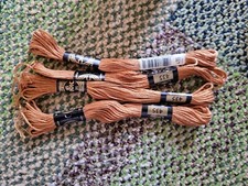 4- DMC 6-Strand Embroidery Cotton 8.7yd-Very Light Brown 077540051281 435 New