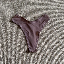 Skims Sienna Jelly Sheer Dipped Thong, Size XXS NWT