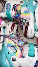 Kids Sulifeel Roller Skates Rainbow Unicorn Pastel Goth Style 13c-3Y