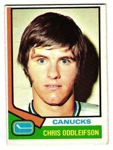 1974-75 O-Pee-Chee #108 Chris Oddleifson Vancouver Canucks RC OPC SKU#VS1109