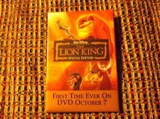 KRÓL LEW EDYCJA SPECJALNA WALT DISNEY FILM PROMOCYJNY KOLEKCJONER PRZYPINKA