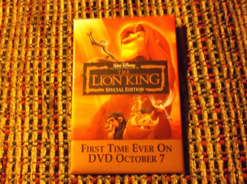 THE LION KING SPECIAL EDITION WALT DISNEY MOVIE PROMOTIONAL COLLECTOR PIN