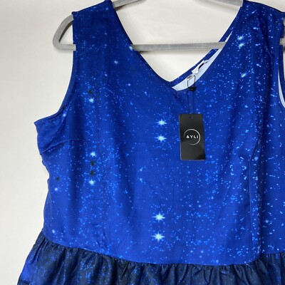 NEW AYLI Plus Size 3XL Womens Christmas Cabin Winter Snow Party Novelty  Dress | eBay