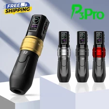 EZ P3 Pro Wireless Battery Tattoo Machine Adjustable Stroke Rotary OLED Display