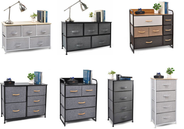 4 Drawer Chest Dresser Bedroom Storage Cabinet Modern Furniture