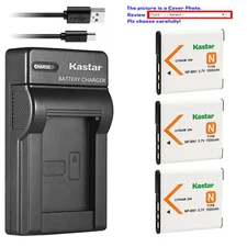 Kastar Battery Slim Charger for Sony NP-BN1 BC-CSN BC-CSNB Sony Type N Series