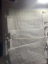 vinyl letters and numbers
