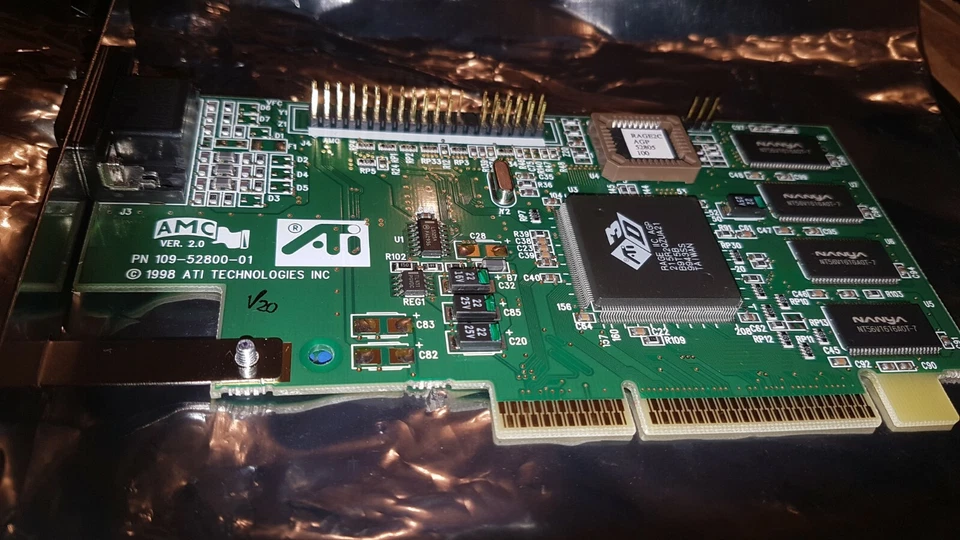 ATI Rage IIC 4MB AGP x2 Graphics Card - Non-retail PN: 109-52800-01 - Image 4 of 4