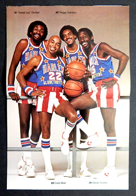 1982 Harlem Globetrotters Official Tour Basketball Program