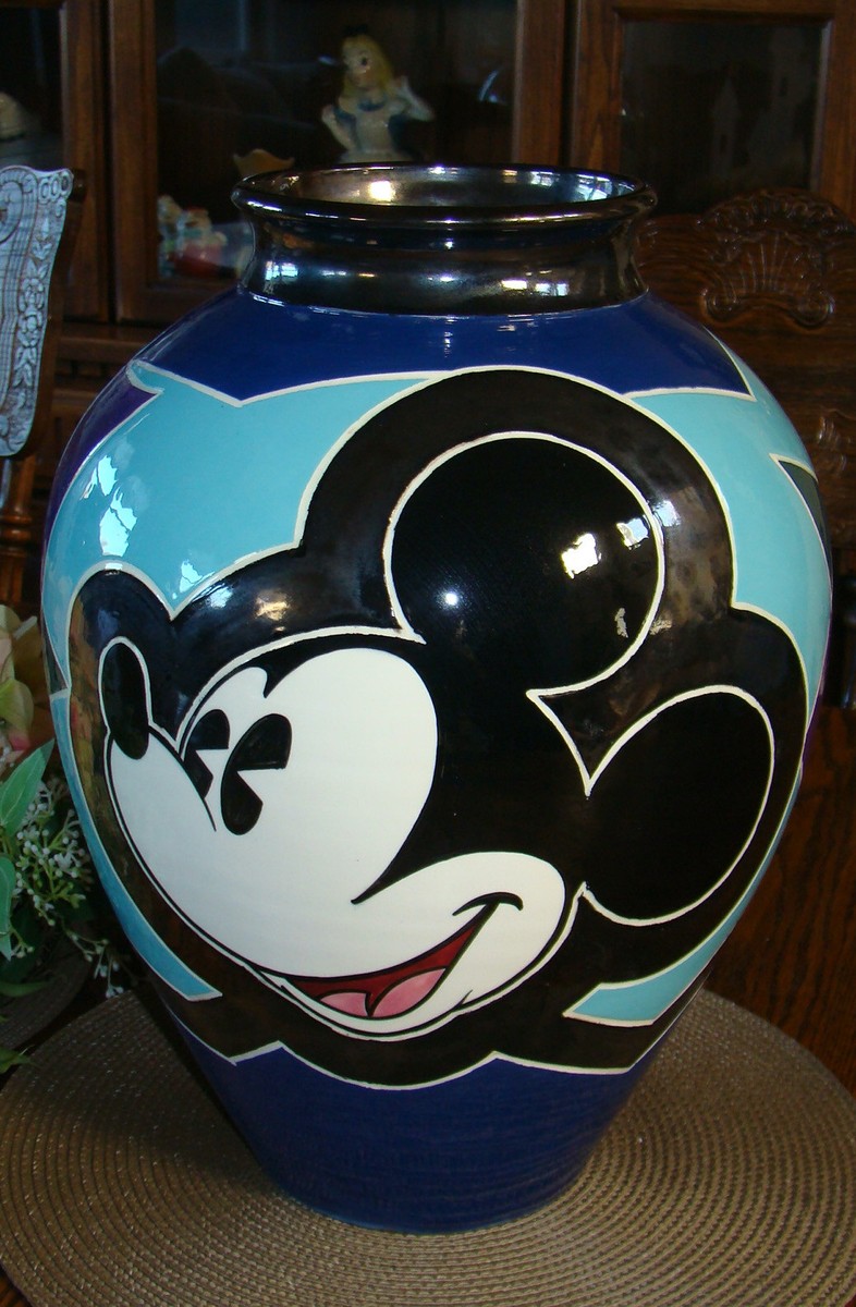 ※ Spottokunママ Disney Mickey Mouse Blu ELISABETE GOMES DISNEY MICKEY MOUSE RARE 16” LE #30/75 SIGNED