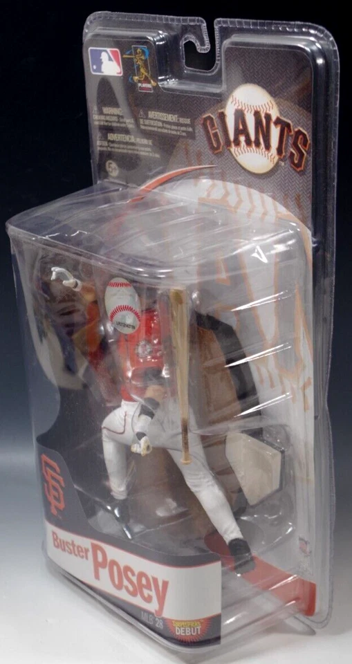 McFARLANE BUSTER POSEY GIGANTES DE SAN FRANCISCO SERIE 28 FIGURA MLB BÉISBOL SIN USAR, EN CAJA Foto 2 de 4