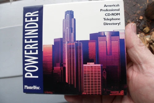 PhoneDisc POWERFINDER 1995 edition  Full 5 CD BOXED SET