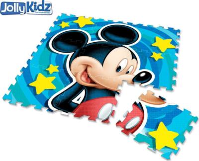 Jolly Kidz DISNEY MICKEY MOUSE PUZZLE PLAYMAT Soft Durable