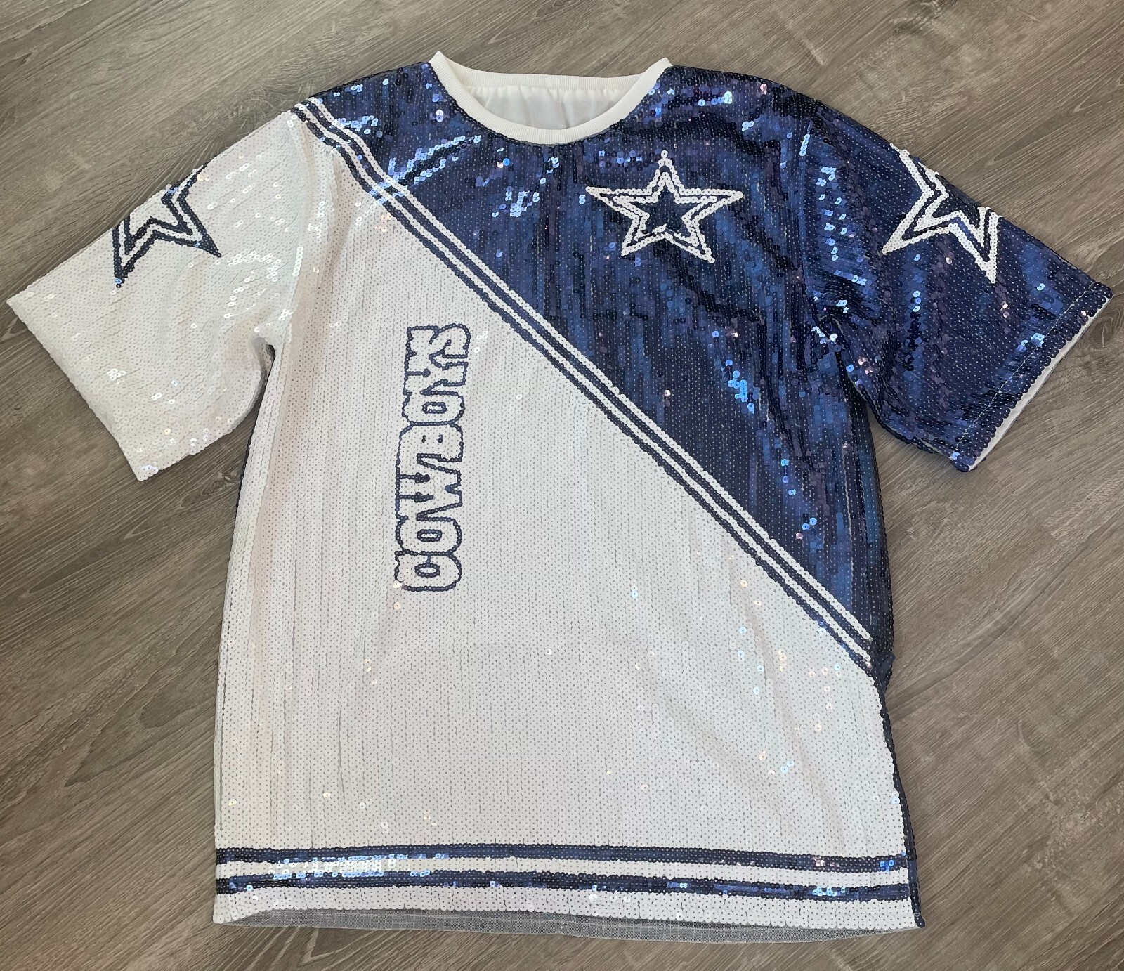 Dallas Cowboys Sequin Jersey Dress/Jersey/ NFL/ Game Day eBay