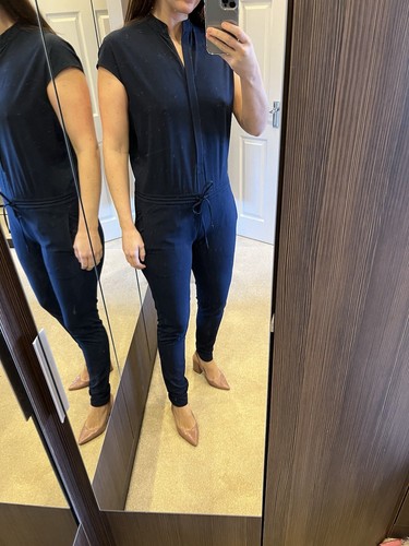 Vince. Navy Jumpsuit size 8-10 - Picture 2 of 12