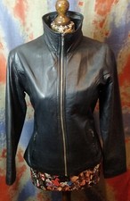 Womens Vintage Maxima Wilson's Leather Jacket Size Uk Medium