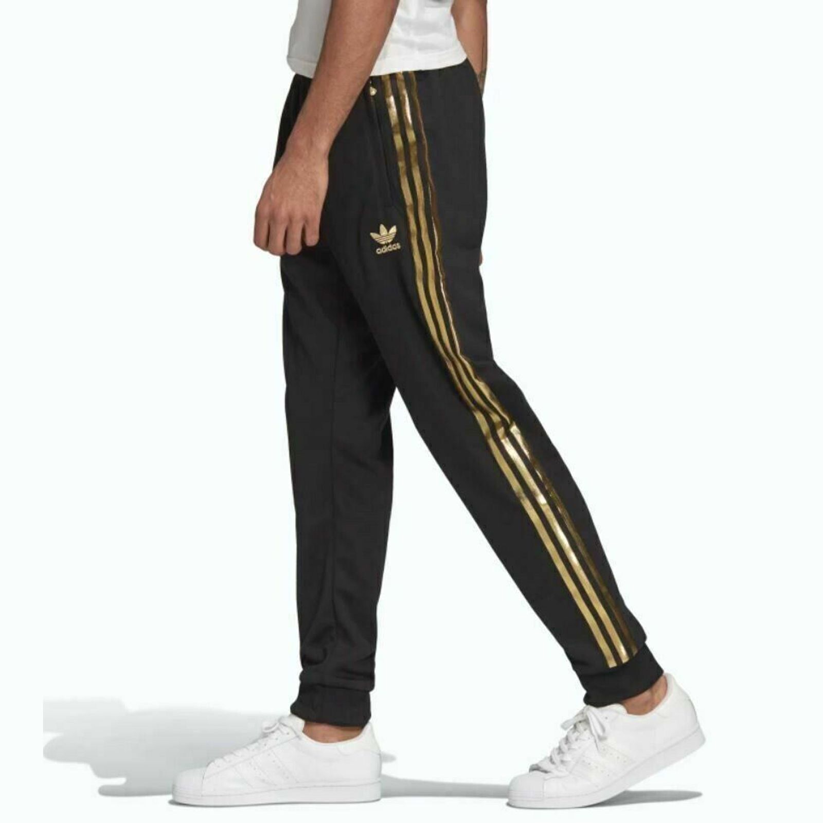 спортивные брюки adidas Superstar 24K посвященные 50-летию компании GK0656 Schwarz Gold 43990₽