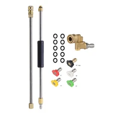 4000PSI High Pressure Washer Extension Wand Replace Lance Gutter Cleaner Nozzle