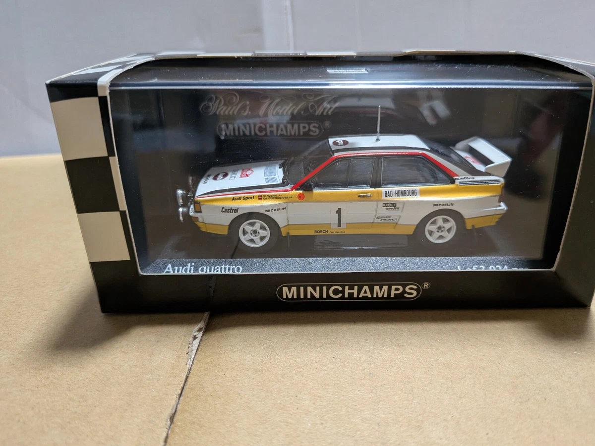 Miniature Trofeu 1/43 Audi Quattro Coupé Rallye Portugal 1988 - Lindholm Bond