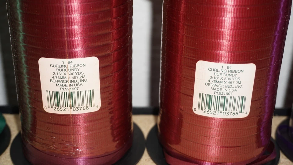 (5 Lot) Curling Ribbon 500 Yards Roll 3/16" Multicolor - Image 4 of 4