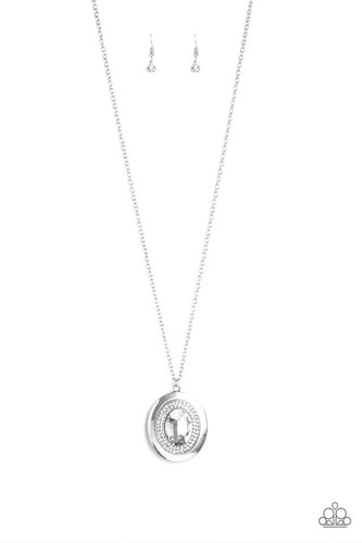 Castle Couture White Necklace - Picture 3 of 3