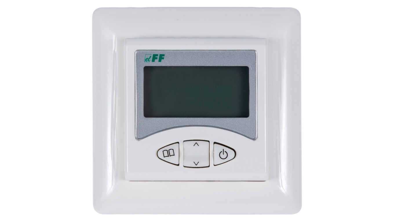 Temperature controller 230V 16A -5-60C IP20 white RT-825 /T2UK