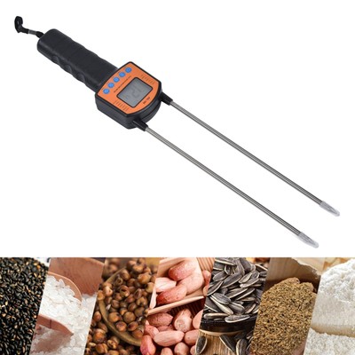 Grain Moisture Meter Voice Prompt LCD Backlit High Sensitivity For Wheat Testing