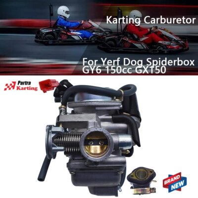 For Yerf Dog Spiderbox GX150 GY6 150cc Go Kart Carburetor