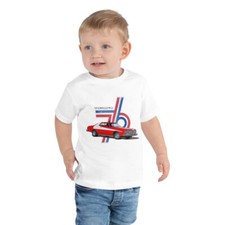 T-shirt manica corta bambino Ford Gran Torino 1976 muscle car