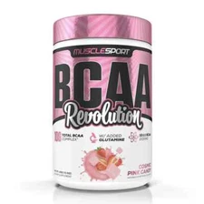 BCAA REVOLUTION , PINK COSMIC FLAVOR CANDY MUSCLE RECOVERY BUILD MUSCLE BURN FAT