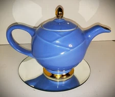 Vintage 1960s HALL China Co MID-CENTURY MODERN Aladdin Moderne Teapot EVA ZEISEL
